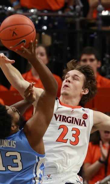 No. 5 Virginia rebounds from loss to beat No. 7 N. Carolina